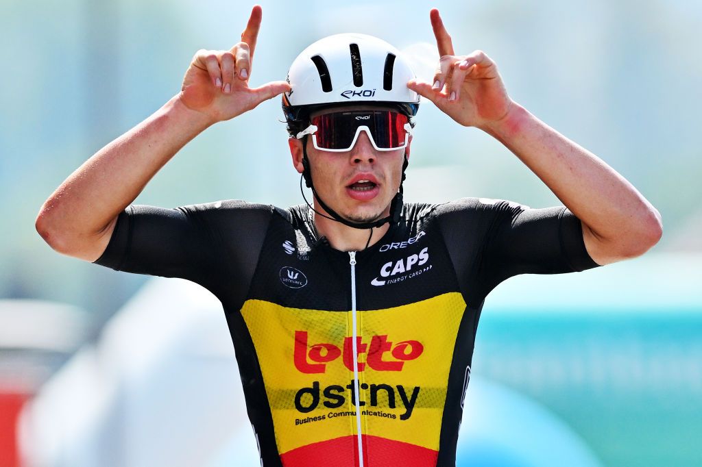 Arnaud De Lie won stage 5 of the Renewi Tour