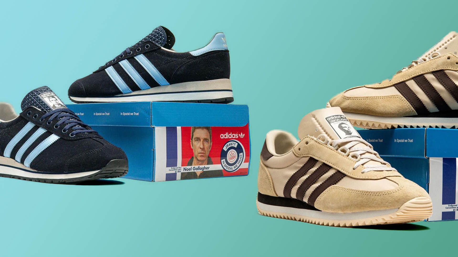 Noel and Liam Gallagher have fresh pairs of Oasis Adidas