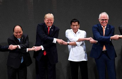 Trump and Rodrigo Duterte have a "great relationship"