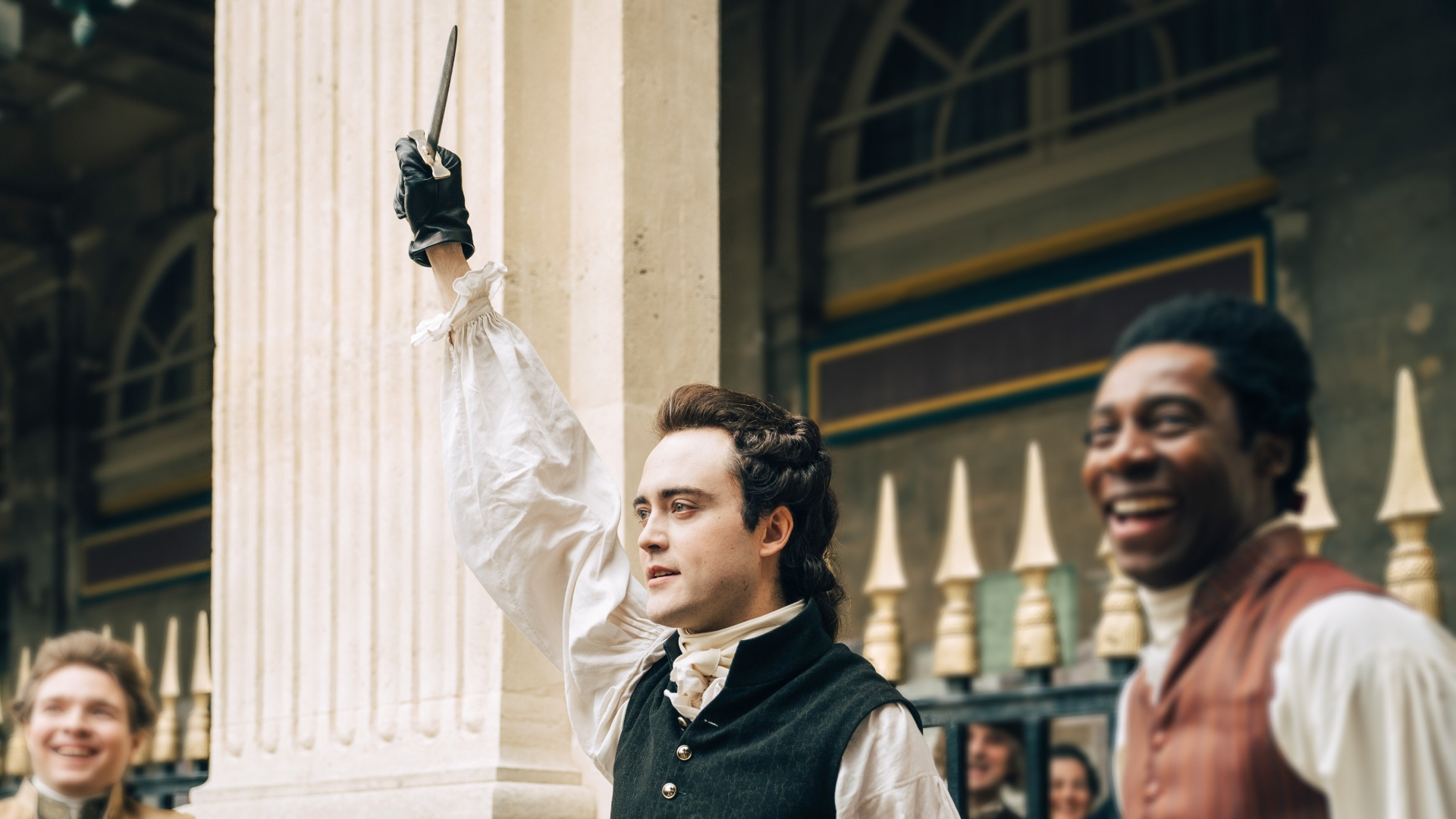 Target celebrates his win in Marie Antoinette