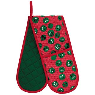 oven glove with sprout design