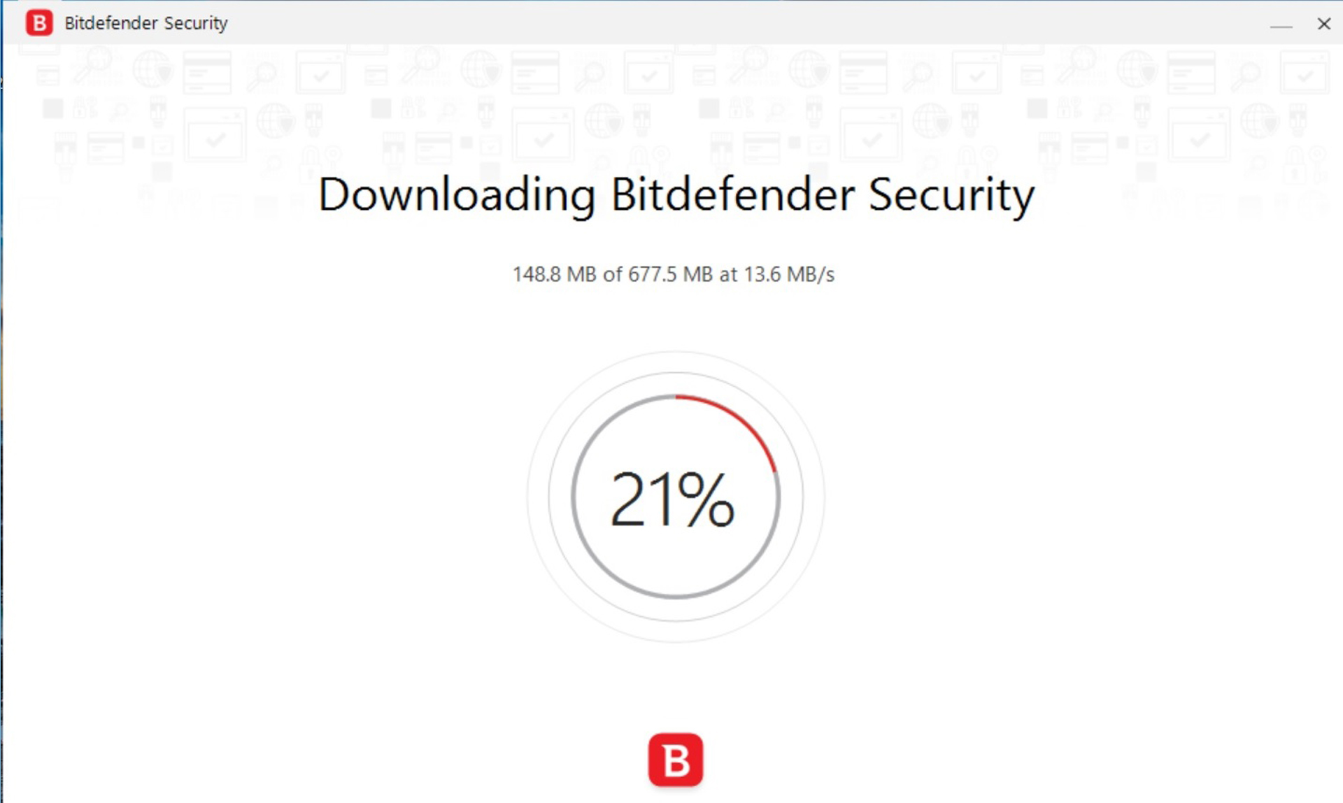 Bitdefender Antivirus Plus app screen shot