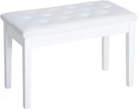 HOMCOM Faux Leather Piano Stool Makeup Dressing Stool Bench | £44.99 at Amazon