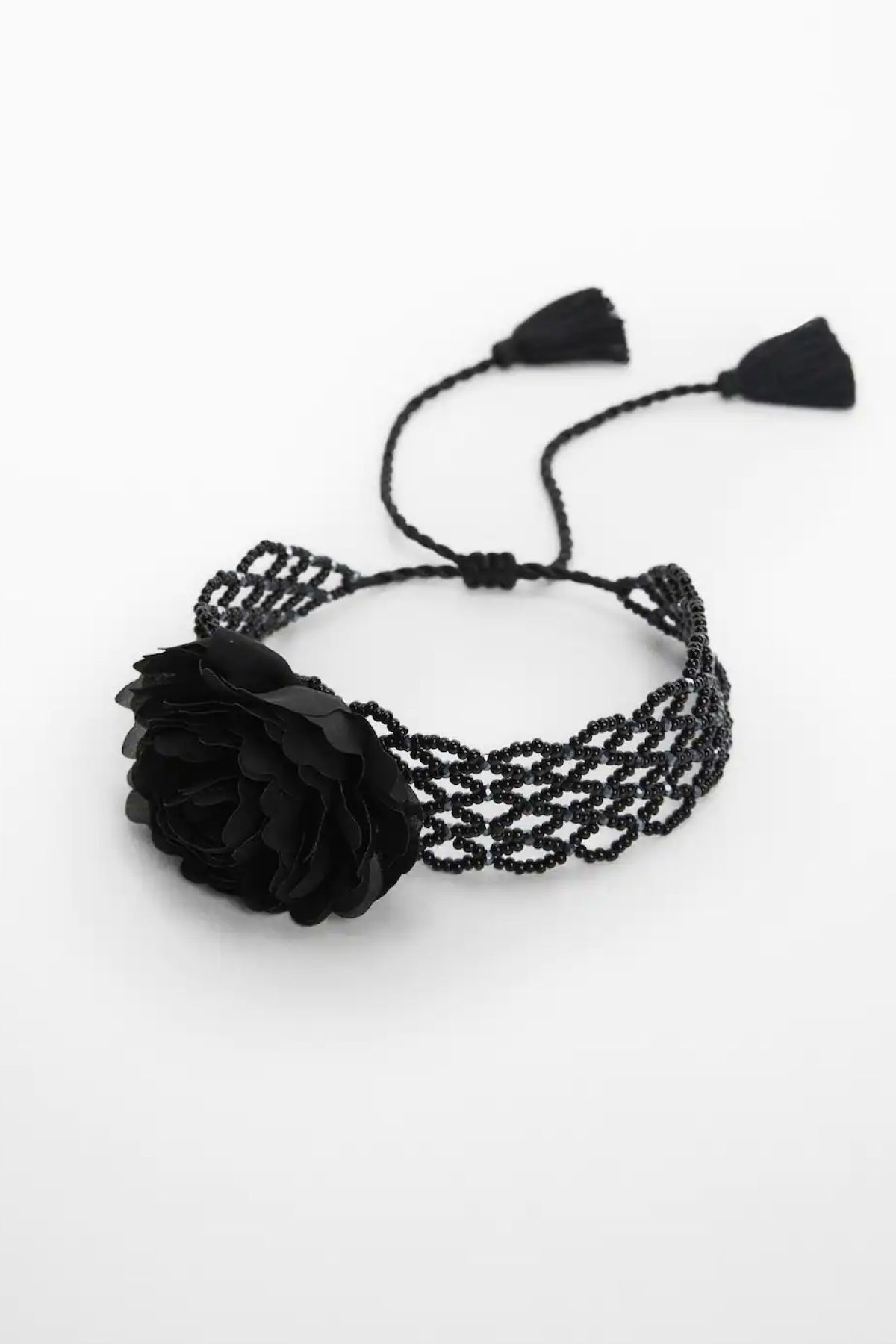 Mango Fabric flower choker