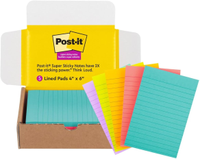 Post-it Super Sticky Lined Notes