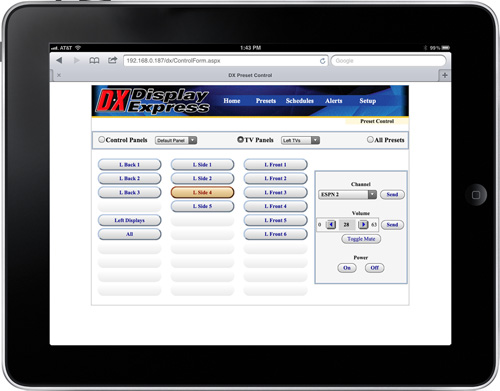 Contemporary Research Adds TV Control Panels to Display Express TV