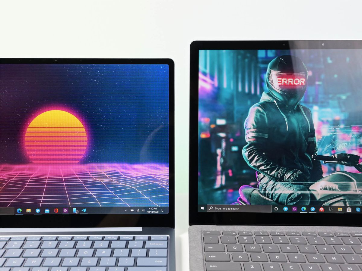 Surface Laptop Go Vs Surface Laptop Bezels