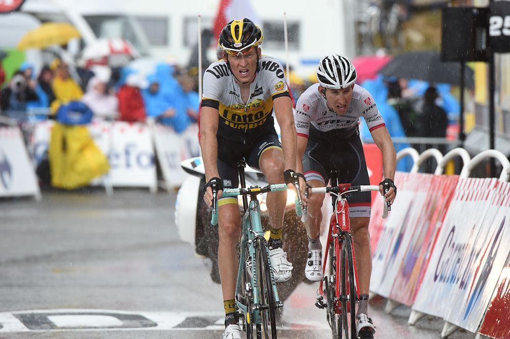 Robert Gesink and Bauke Mollema.