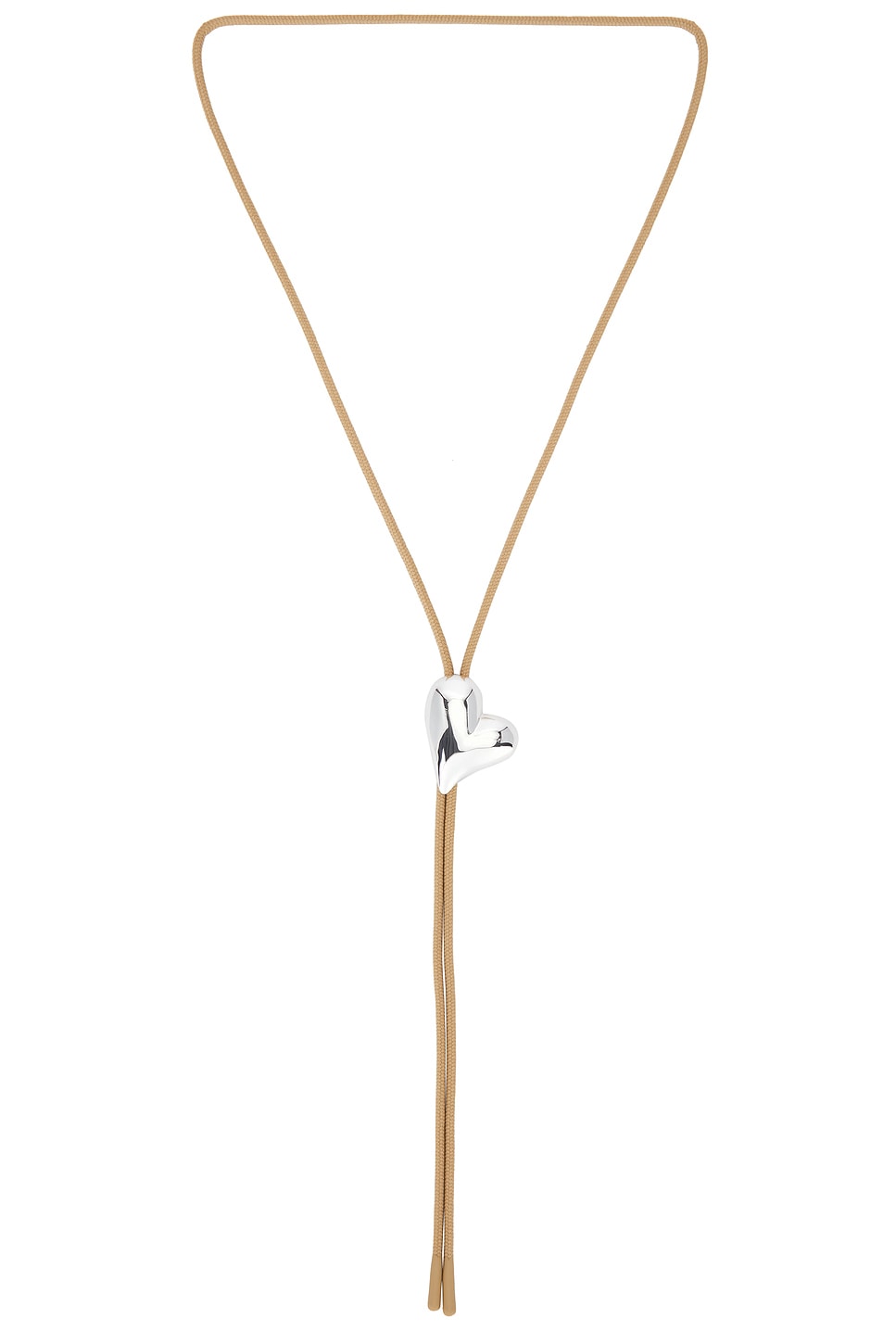 Art Heart Bolo Tie Necklace