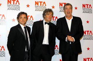Top Gear presenters Richard Hammond, James May and Jeremy Clarkson