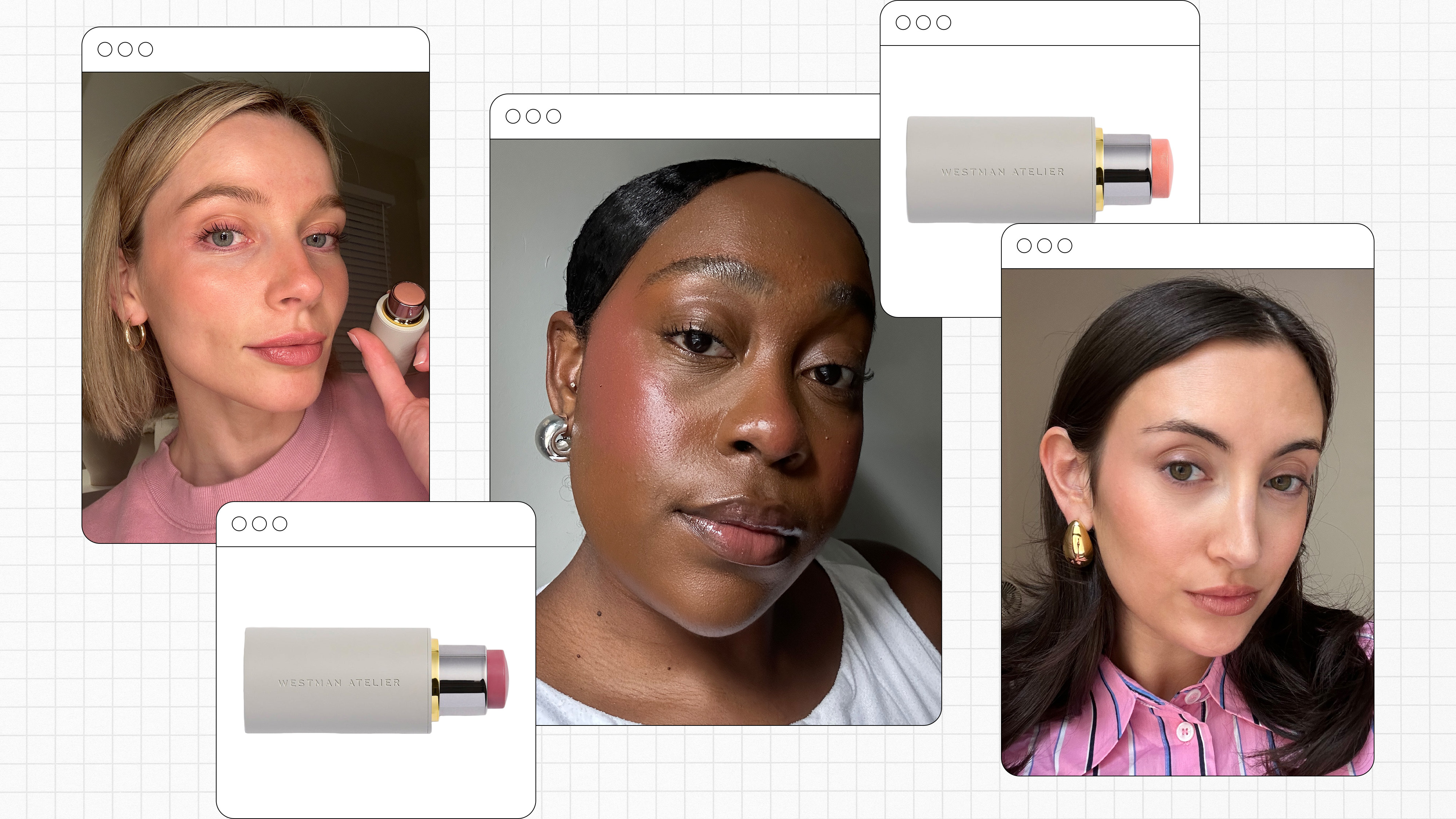 Editor selfies with Westman Atelier blush
