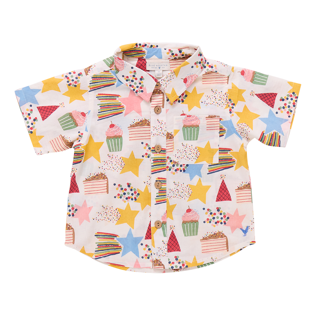 Boys Jack Shirt - Birthday Star &ndash; Birthday Star / 2y