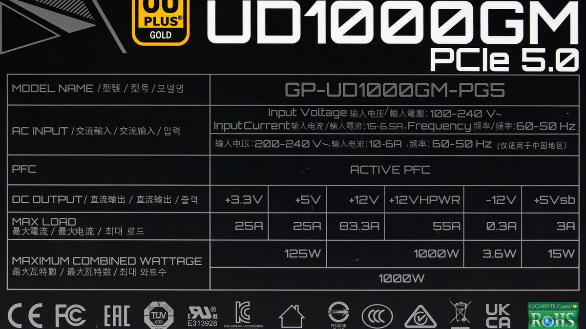 Gigabyte UD1000GM PG5