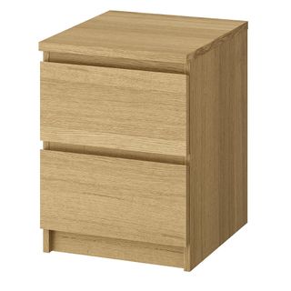 Ikea malm chest of 2 drawers