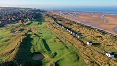 Hunstanton Golf Club pictured from above