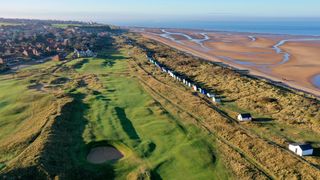Hunstanton Golf Club pictured from above