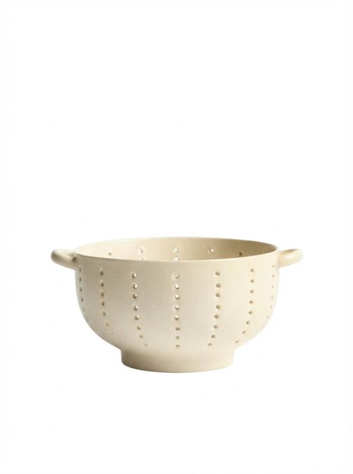 Reactive-glaze colander
