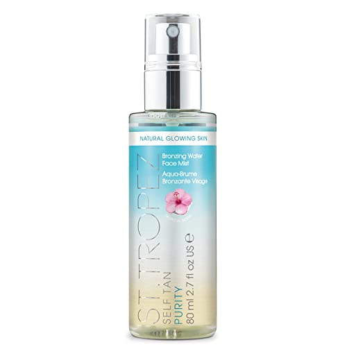 St.tropez Self Tan Purity Face Mist, Natural Sunkissed Glow Face Tan With Hyaluronic Acid & Antioxidants, Vegan, Natural & Cruelty Free Face Care, 80 Ml