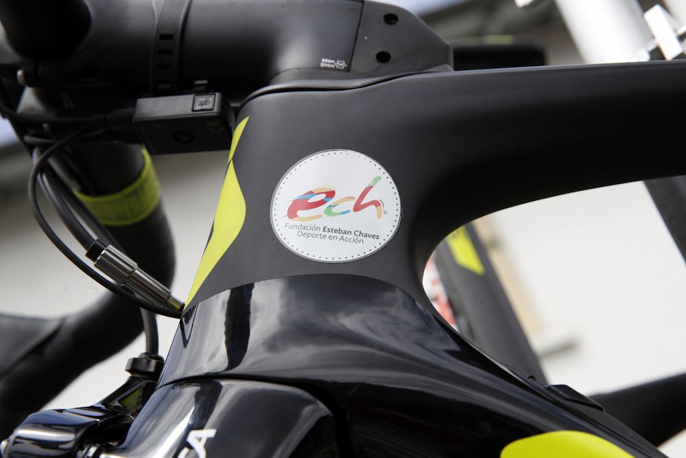 A personal touch for Esteban Chaves' bike