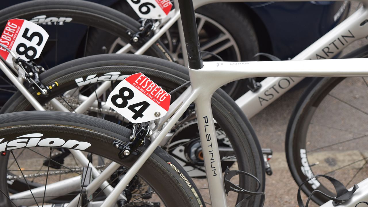 Each of the Aston Martin/Storck collaboration bikes are painted in Argentum Nero - Aston Martin Q by Aston Martin paint