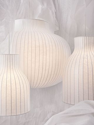 Muuto white pendant lamp shades