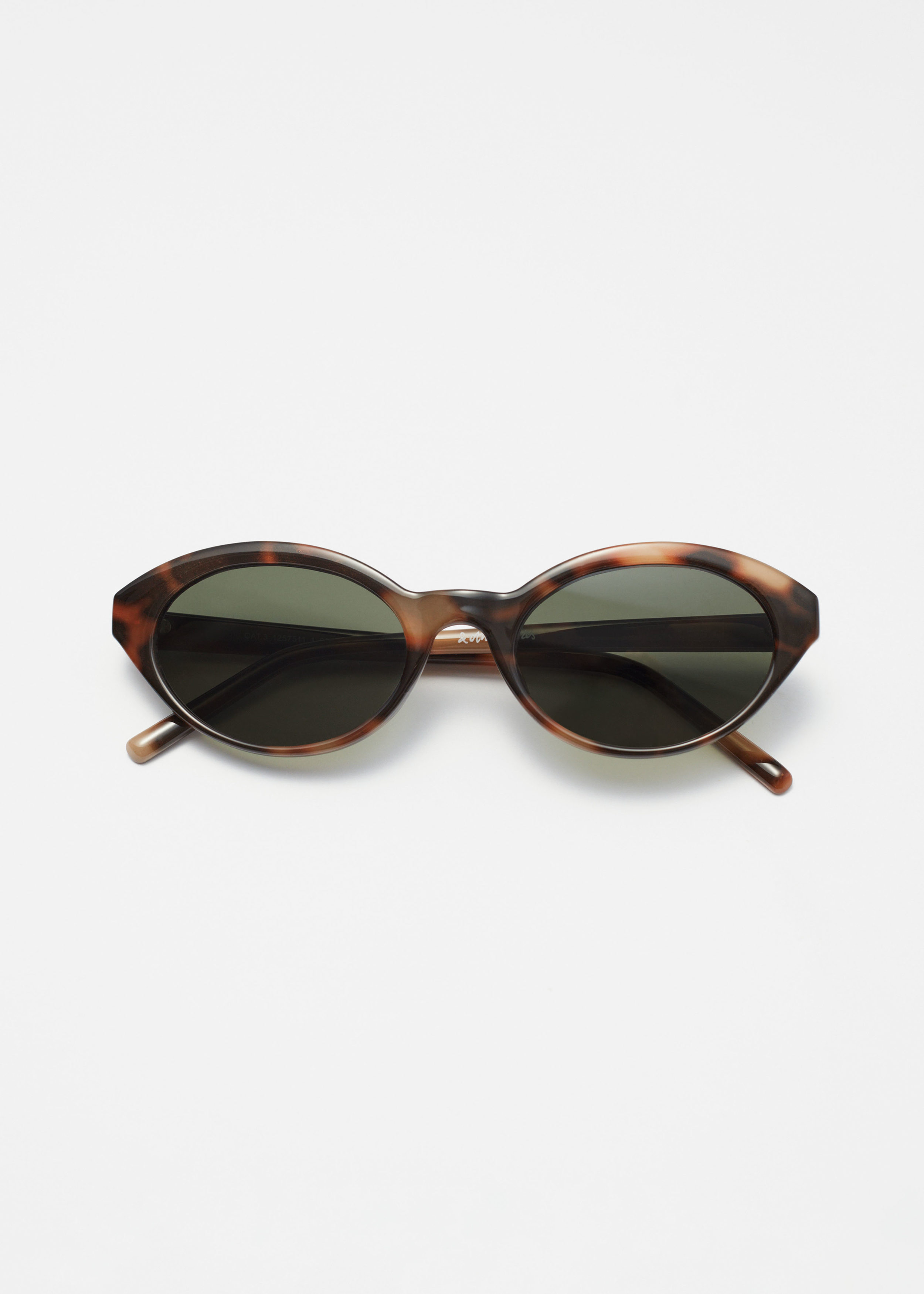 Oval-Frame Sunglasses