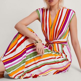 Monsoon striped dress