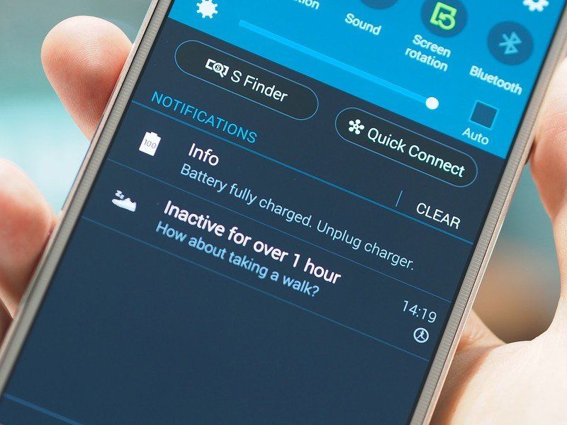 S Health on Galaxy Note 4
