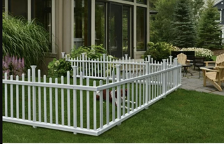 no dig picket fence from Walmart