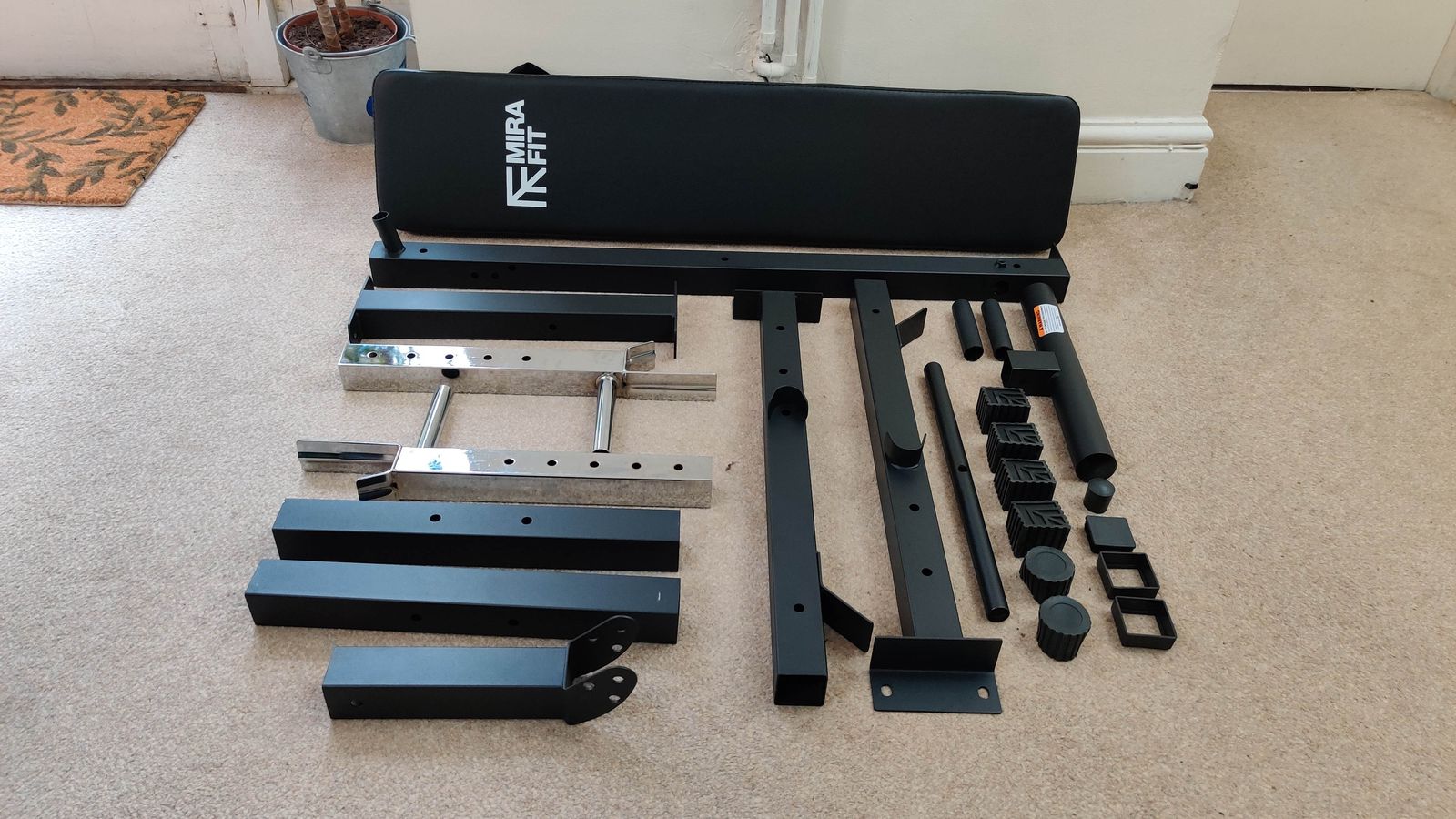 Mirafit M1 Folding Weight Bench With Dip Station Review | T3