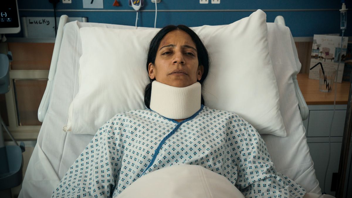 Holby City — Vineeta Rishi plays Lucky Simpson