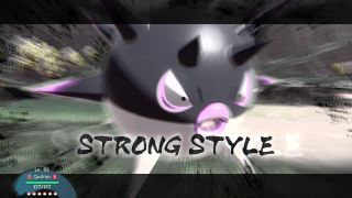 Qwilfish using a Strong Style move in Pokemon Legends: Arceus