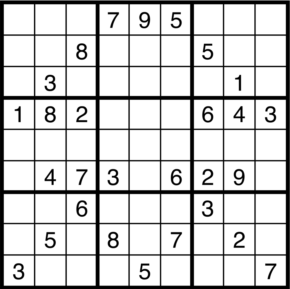Sudoku puzzle