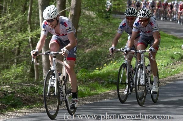 Sylvain Georges put in a long stint on the front.