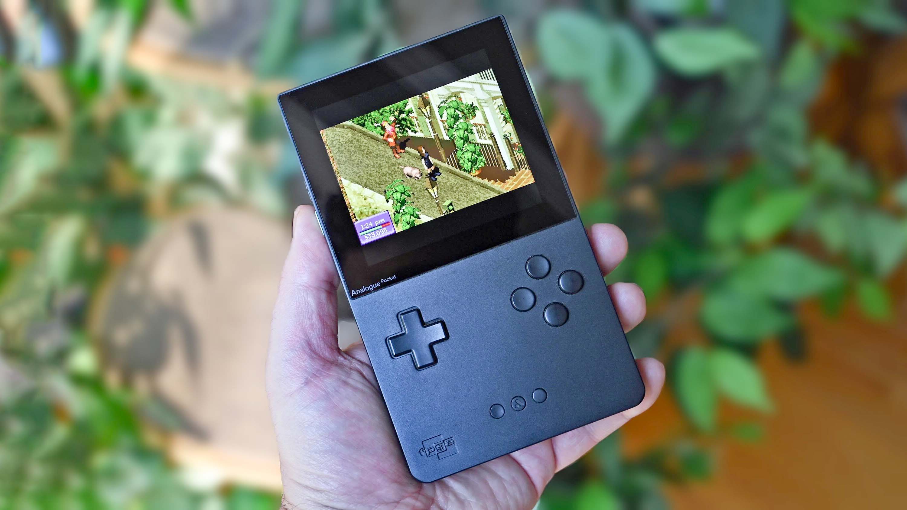 Analogue Pocket in hand.