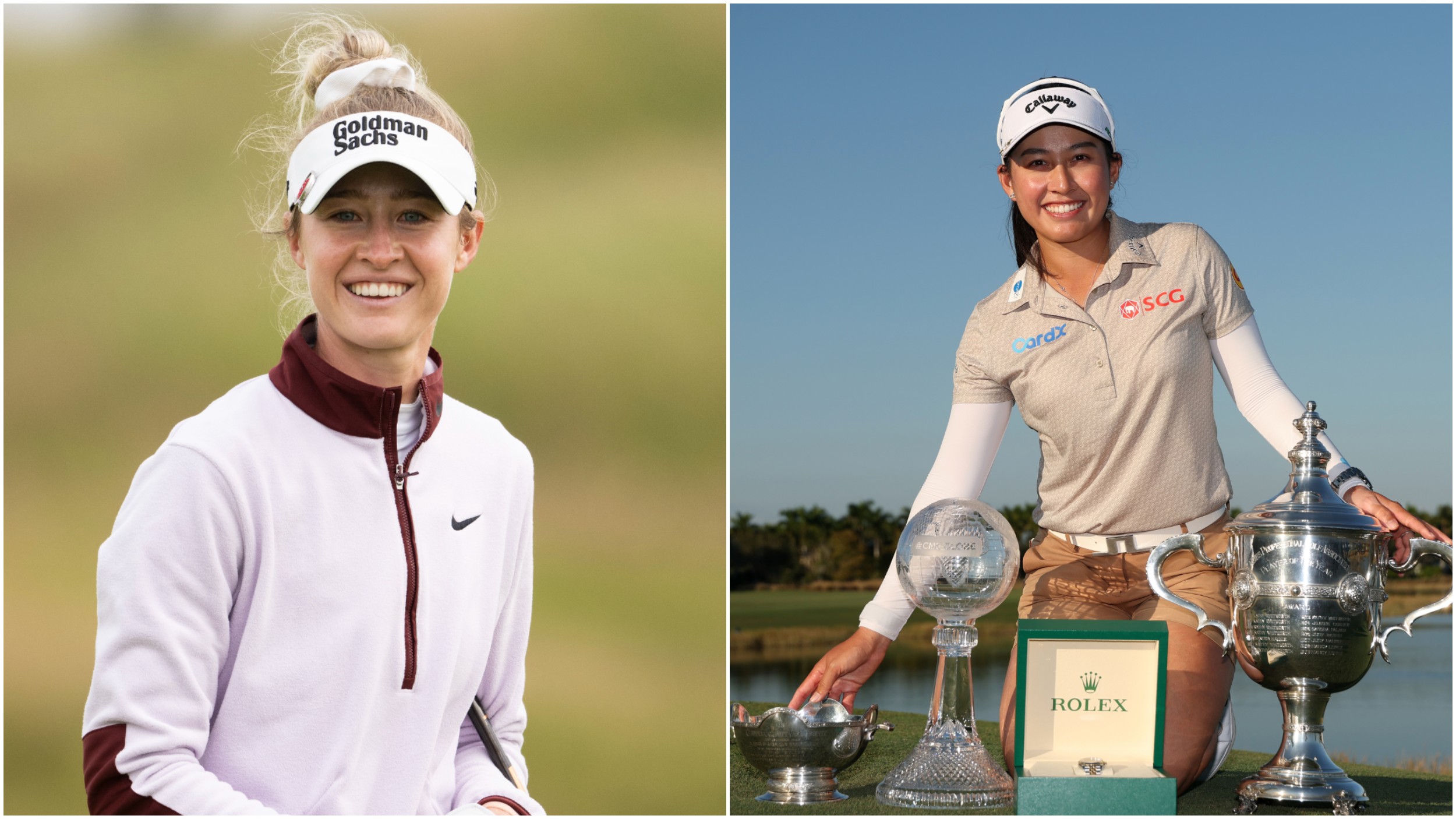 Nelly Korda and Jeeno Thitikul both made the highest-paid sportswoman list in 2025