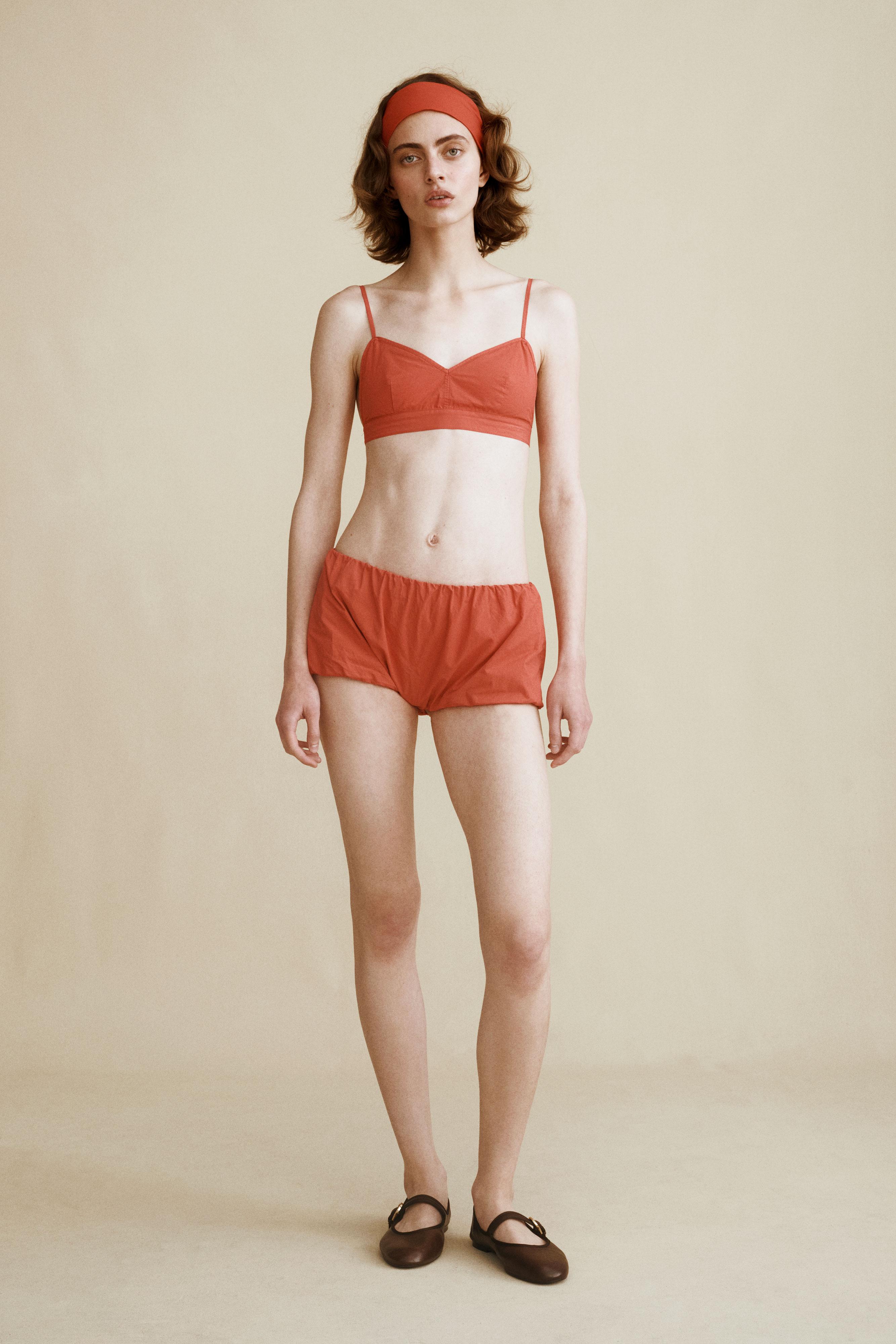 Bermuda Shorts Created by Caramel London X Zara - Red - Xs