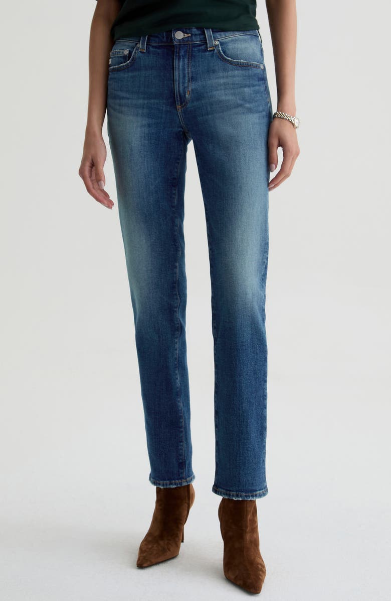 Sandra Low Rise Slim Straight Leg Jeans