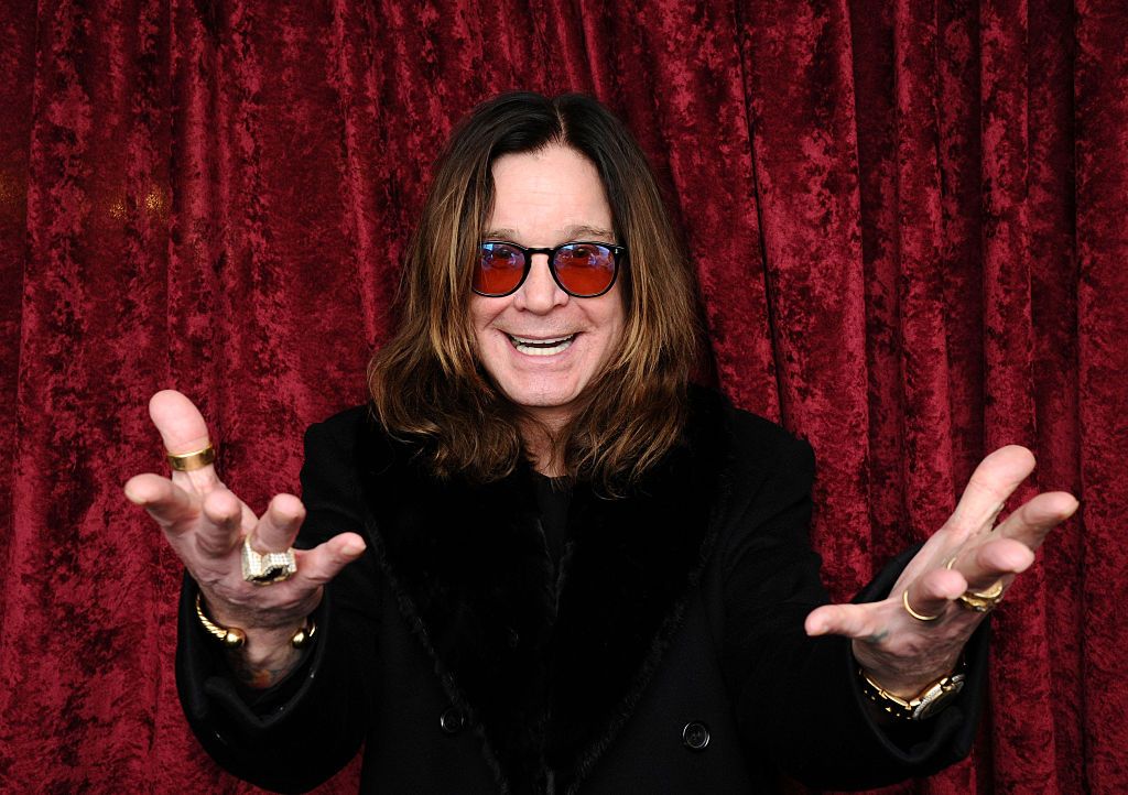 Ozzy Osbourne visits the SiriusXM Studios on December 11, 2014 in New York City.