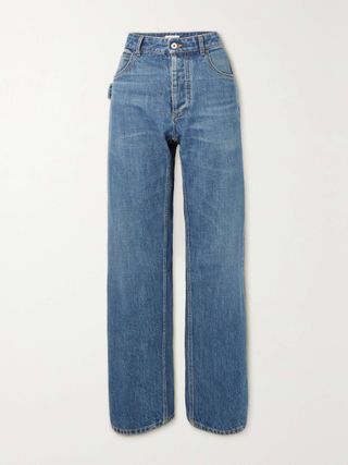 High-Rise Straight-Leg Jeans