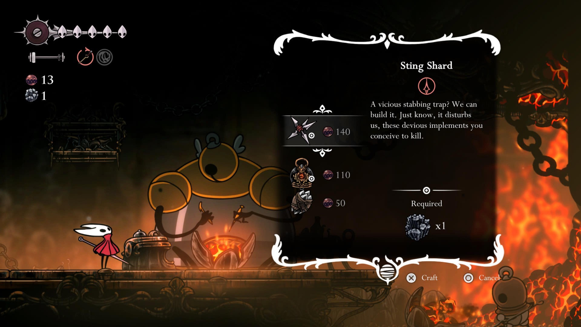 Tools require Shell Shards in Hollow Knight Silksong