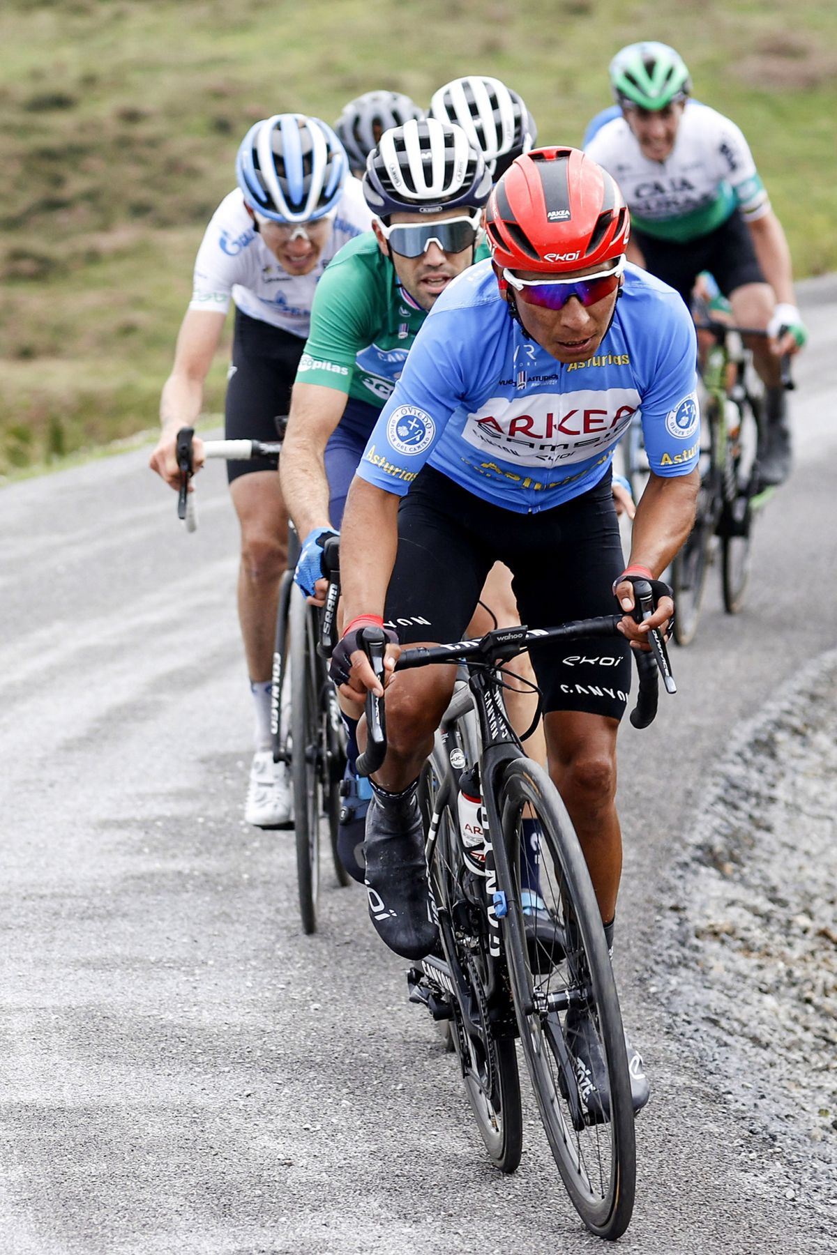 Vuelta Asturias 2021 - 64th Edition - 2nd stage Candas - Cangas del Narcea 200,5 km - 01/05/2021 - Nairo Quintana (COL - Team Arkea - Samsic) - photo Luis Angel Gomez/BettiniPhoto&Acirc;&copy;2021