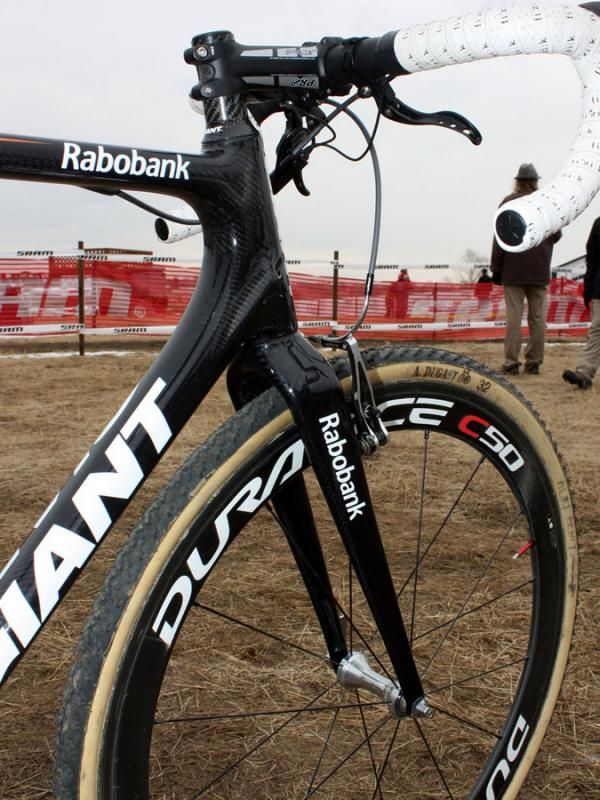 The tapered OverDrive steerer not only makes for a stiffer fork but a stiffer front end in general as the down tube can be enlarged to match.