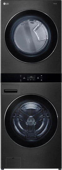 LG Front Load Wash Tower with Steam and Center Control