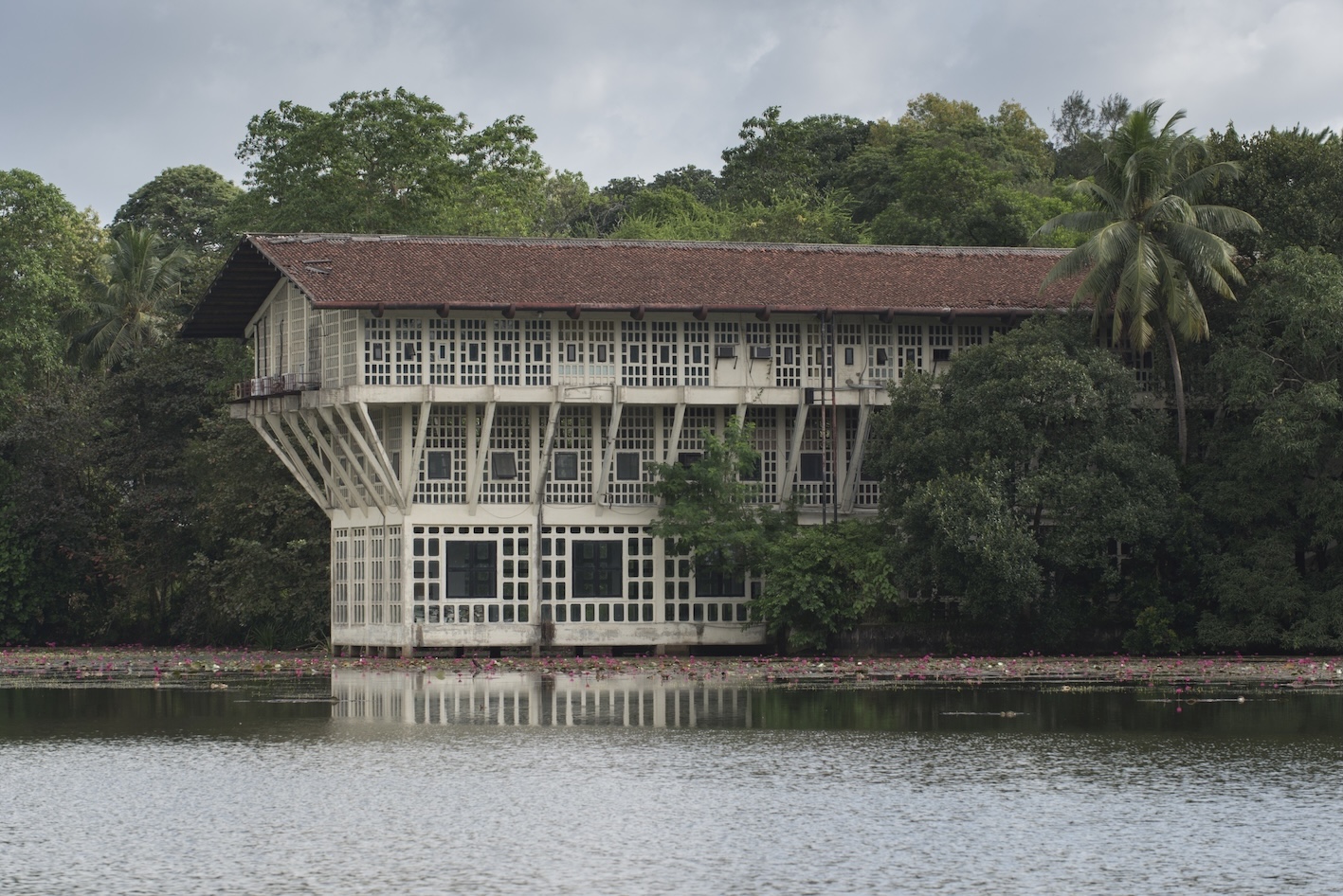 Geoffrey Bawa building, on show at the Vitra Design Museum