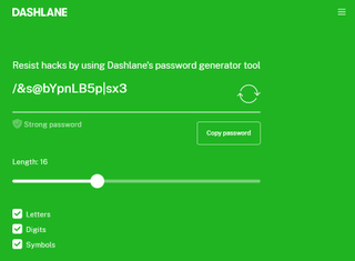 Dashlane Password Generator