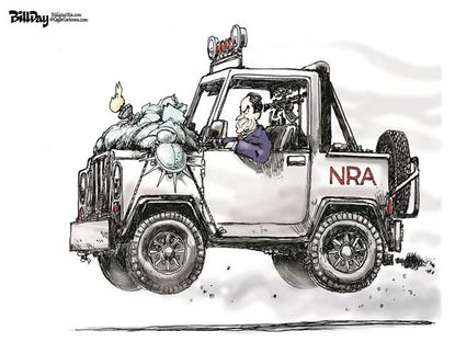 Political cartoon NRA