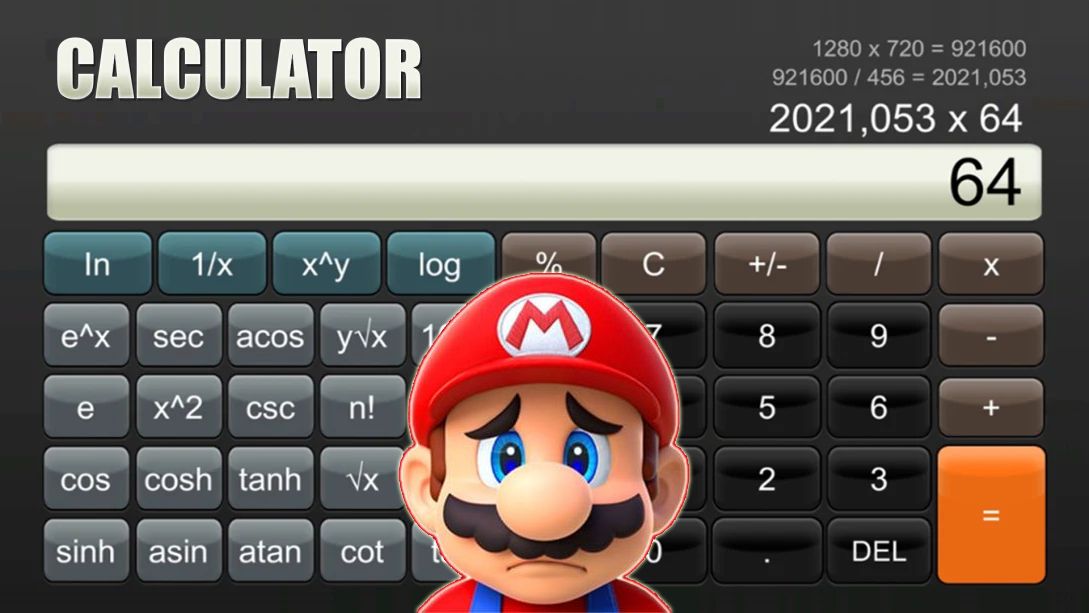 Nintendo Switch calculator app