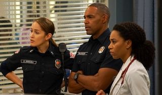 andy, ben and maggie grey's anatomy crossover station 19