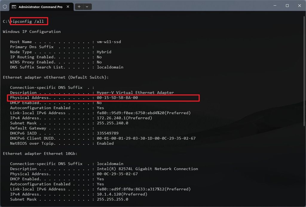 How to find MAC address on Windows 11 | Windows Central